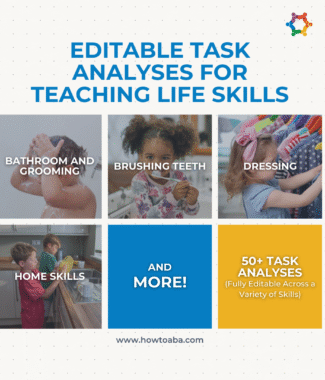 Editable Task Analyses for Teaching Life Skills