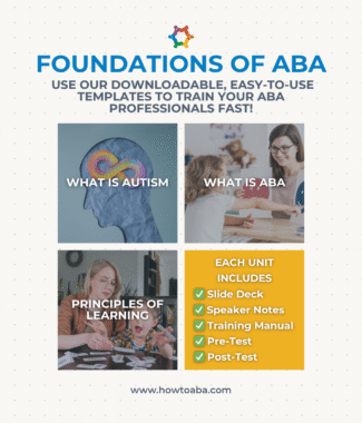 Staff Training Series - Foundations of Autism and ABA
