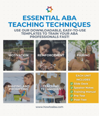 Staff Training Series - Essential Teaching Techniques