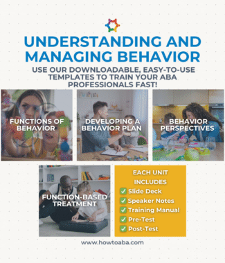 Staff Training Series - Understanding and Managing Behavior