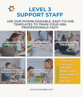 Staff Training Series - Level 3 Support Staff