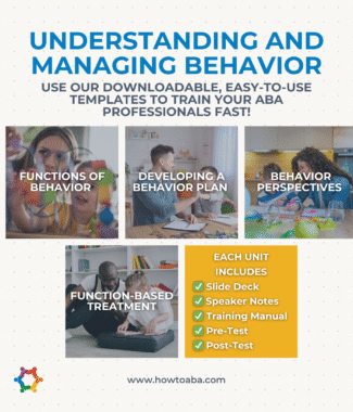 Staff Training Series - Understanding and Managing Behavior