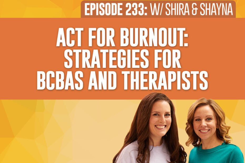 ACT for burnout